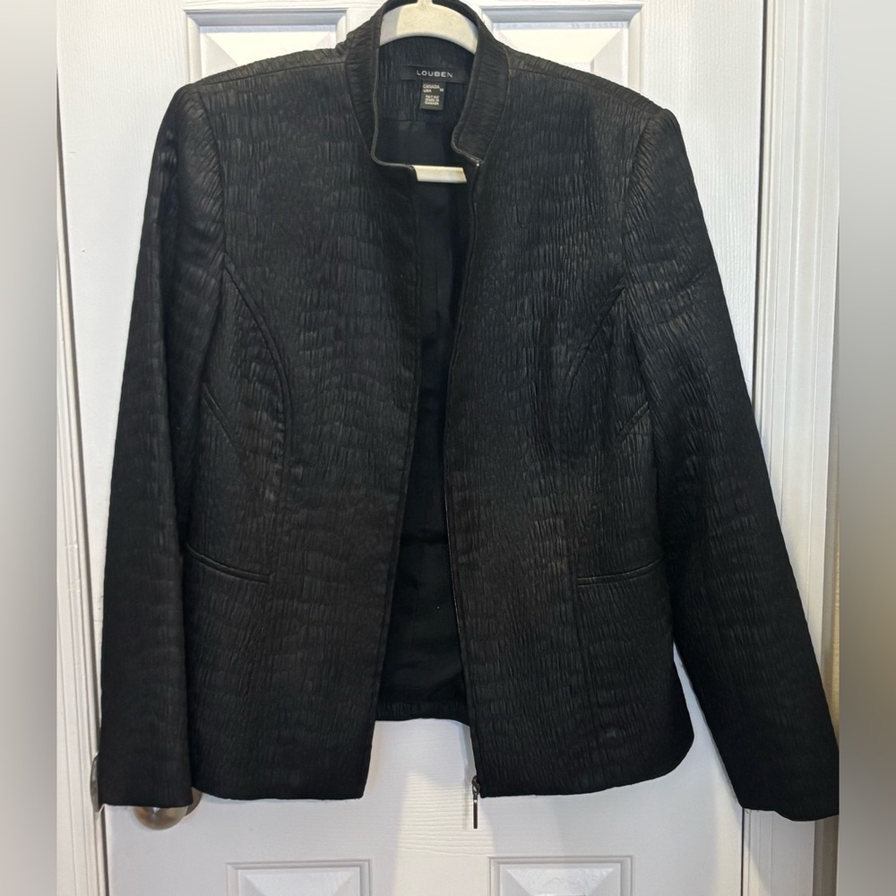 Louden black jacket size 10